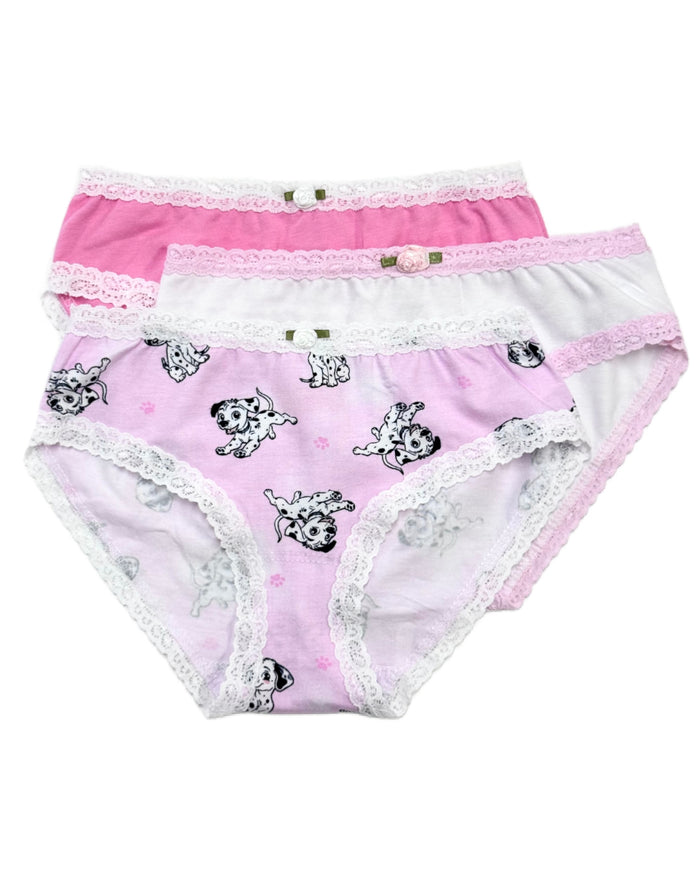 esme- Pink Dalmatians 3-Panty Pack