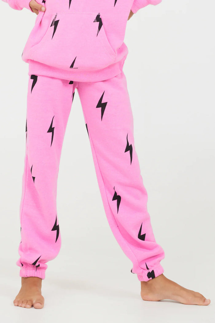 Vintage Havana- PINK LIGHTNING BOLT JOGGER