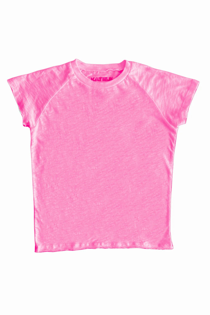 KATIEJ NYC- TWEEN PENNY TEE (tart raspberry)