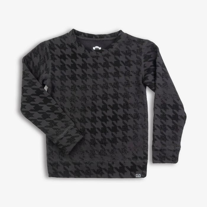 appaman- Revel Crewneck Black Houndstooth