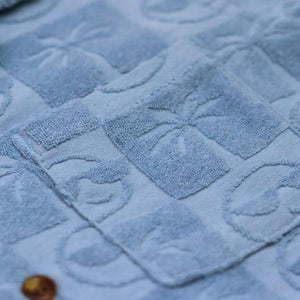 Appaman- Resort Terry Shirt & Shorts Set (Denim Blue)
