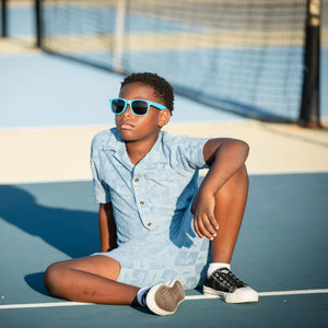 Appaman- Resort Terry Shirt & Shorts Set (Denim Blue)