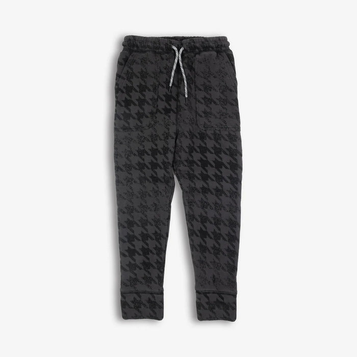 appaman- Rest Day Sweatpants Black Houndstooth