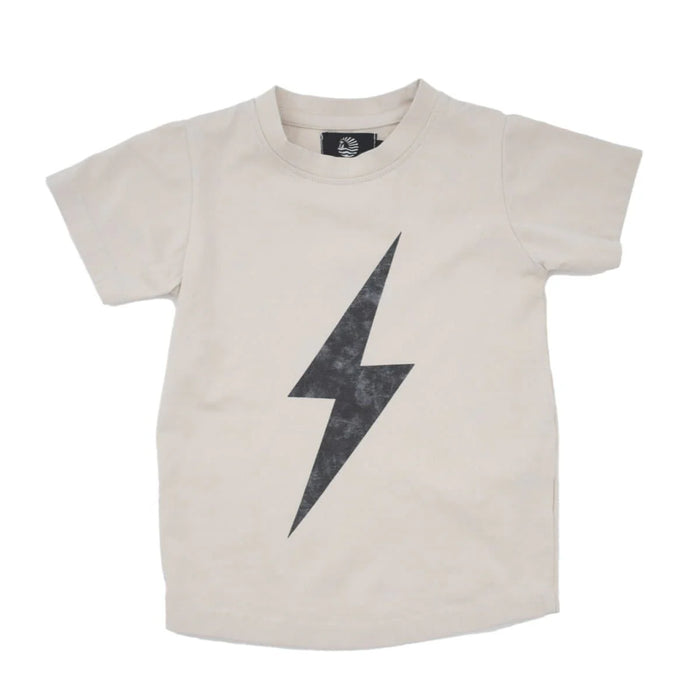 LRT- GREIGE ACID-WASH SPARK TEE