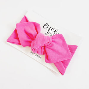 eyee kids -   Top Knot Headband  (Bubblegum Pink)