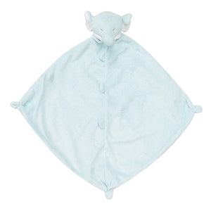 Angel Dear- Lovie Blankie - Elephant Blue - 13"X13"