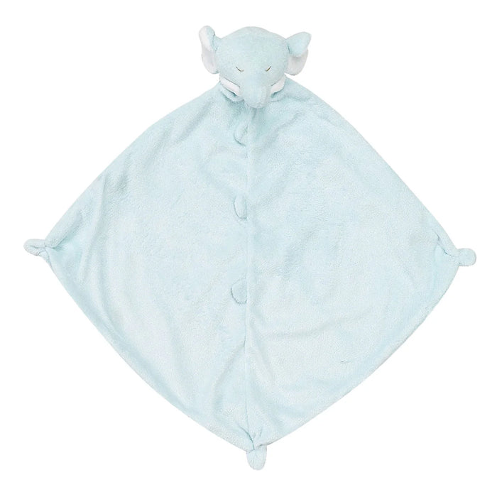 Angel Dear- Lovie Blankie - Elephant Blue - 13"X13"