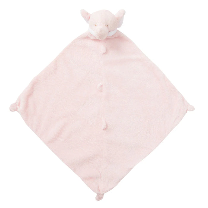 Angel Dear- Lovie Blankie - Elephant Pink - 13"X13"