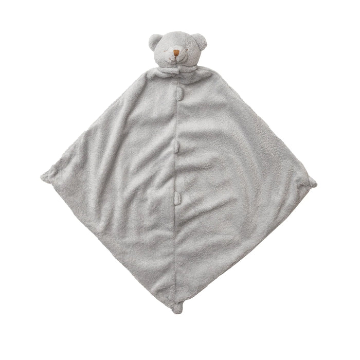 Angel Dear- Lovie Blankie - Grey Bear - 13"X13"