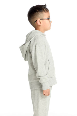 CHASER- Black Bolt Zip Up Hoodie