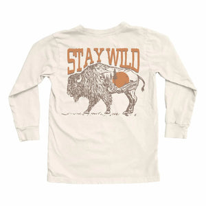 TINY WHALES- Stay Wild Long Sleeve Tee