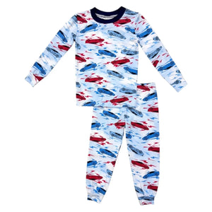 esme- Turbo Race Cars Long Sleeve Pjs Boys