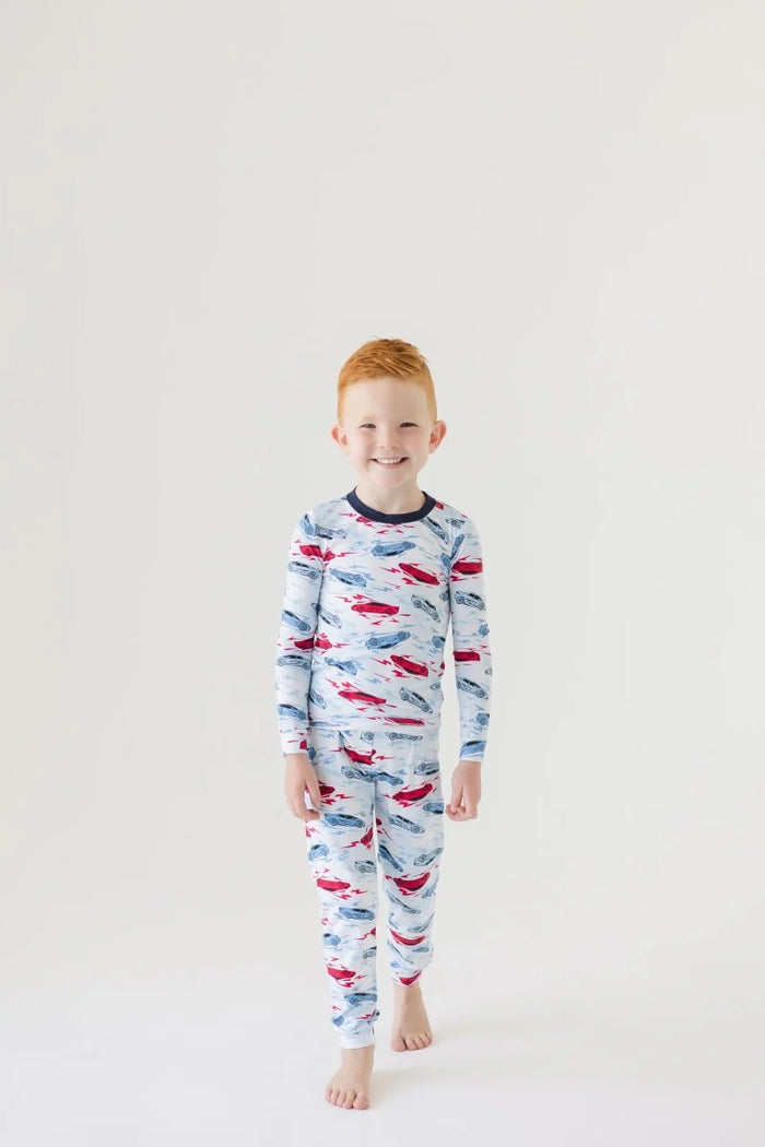 esme- Turbo Race Cars Long Sleeve Pjs Boys