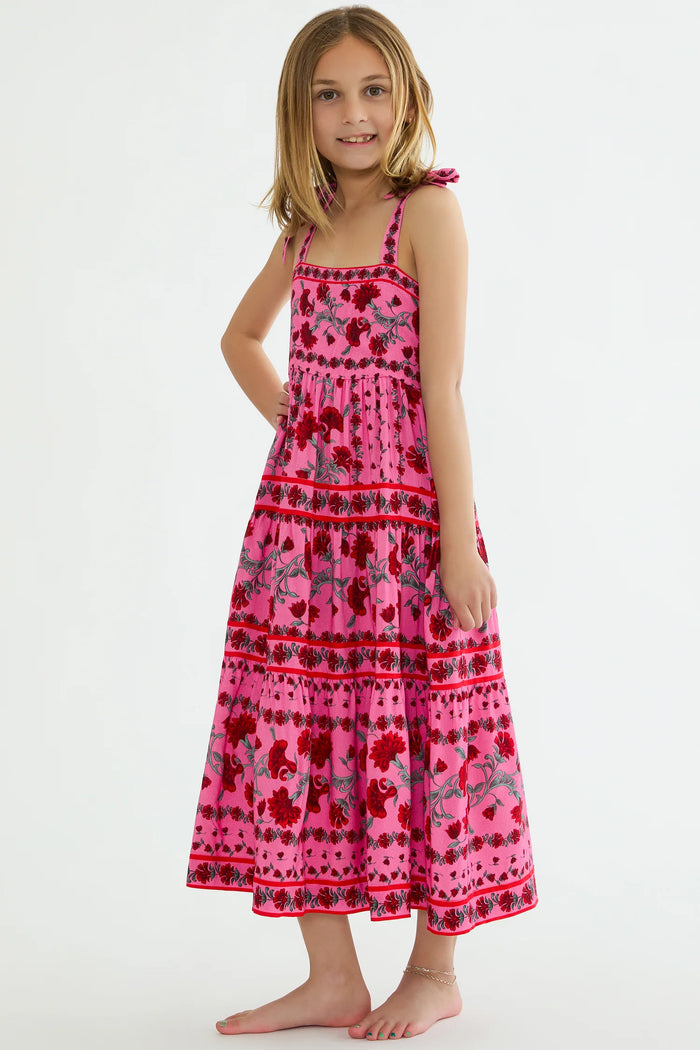 BEACH RIOT- Little Charlotte Dress Redwood Floral