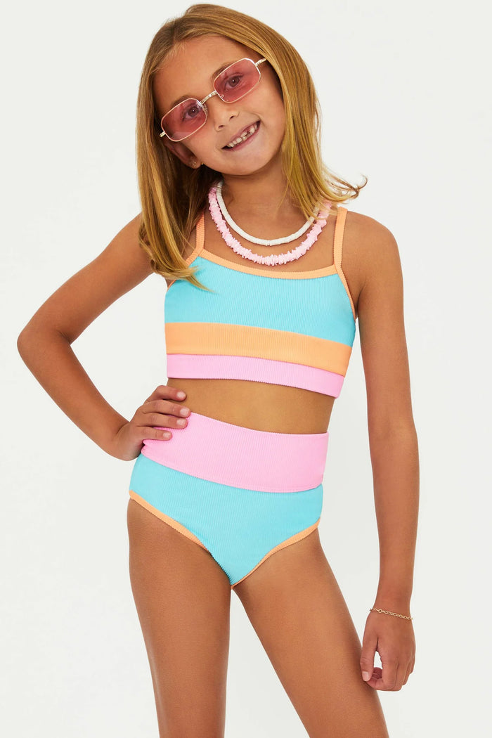 BEACH RIOT- Little Eva & Emmy Set Crush Colorblock