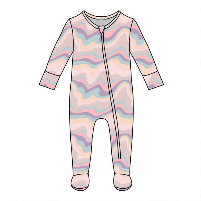 Bestaroo - Pastel Swirls Footie