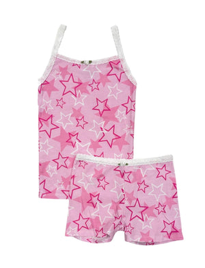 esme- Pink Star Cami & Shorts pajamas