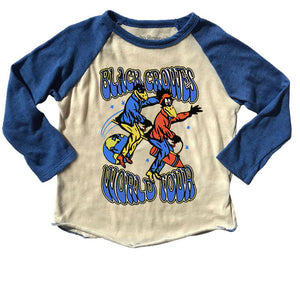 Rowdy Sprout- Black Crowes Recycled Raglan Tee
