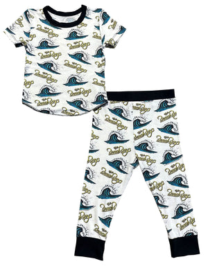 Rowdy Sprout- Beach Boys Short Sleeve Pajamas