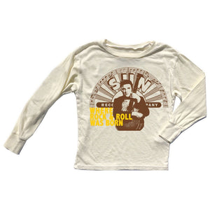 Rowdy Sprout- Elvis Sun Records Long Sleeve Tee