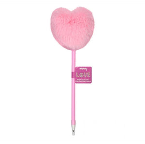 Iscream-Pink Fury Heart Pen