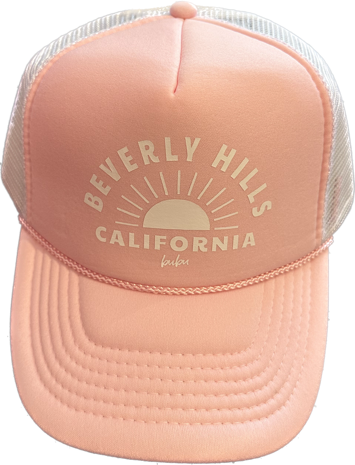 Bubu- Light Pink Beverly Hills Trucker Hat