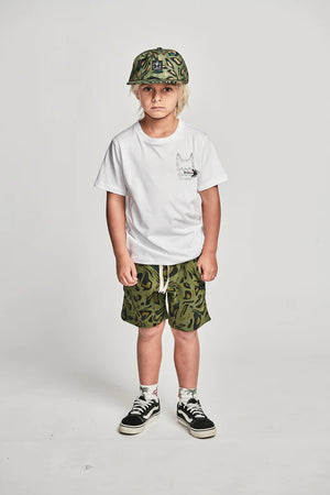 MUNSTERKIDS -  TOOTHPICK TEE WHITE