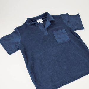 Shade Critters - Navy Terry Polo Shirt