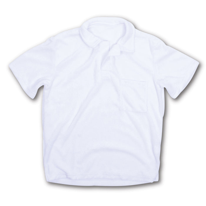 Shade Critters - White Terry Polo Shirt
