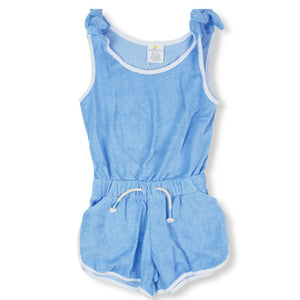 Shade Critters - Blue Terry Girls Active Romper