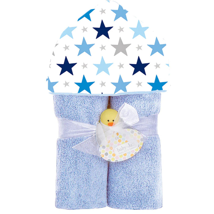 Baby JaR - Plush Hooded Towel - Stars & Stars