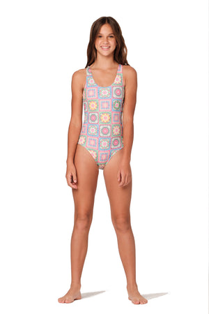 Submarine - Not Too Basic - Crochet Multi Pink One Piece