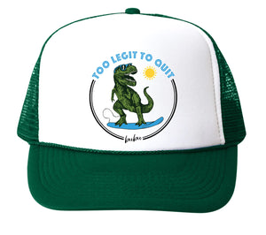 bubu - TOO LEGIT TO QUIT Trucker Hat