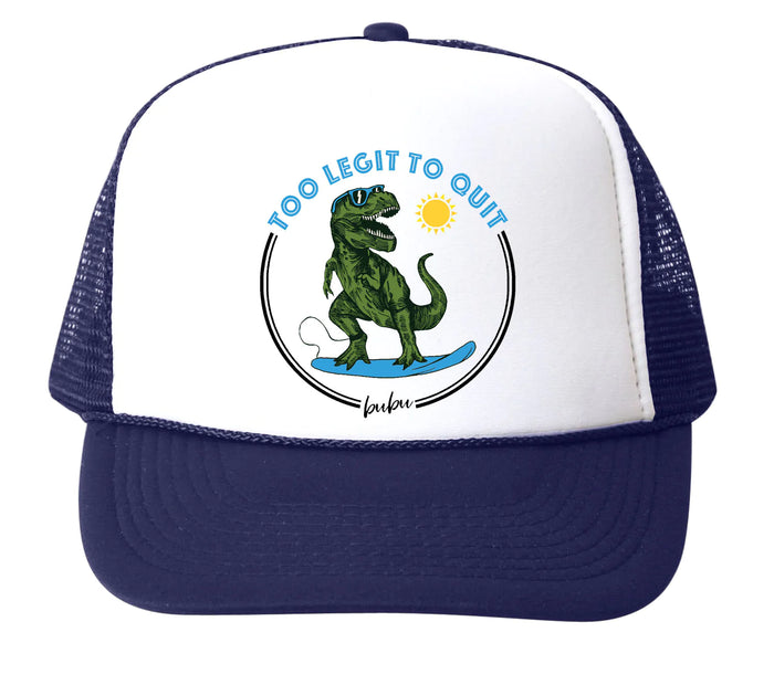 bubu - TOO LEGIT TO QUIT Trucker Hat