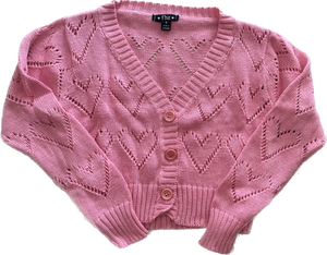 Flowers By Zoe - Pink Hearts Sweater